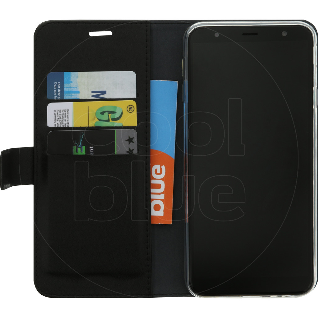 Azuri Wallet Magneet Samsung Galaxy J4 Plus Book Case Zwart Azuri Wallet Magneet Samsung Galaxy J4 Plus Book Case Zwart