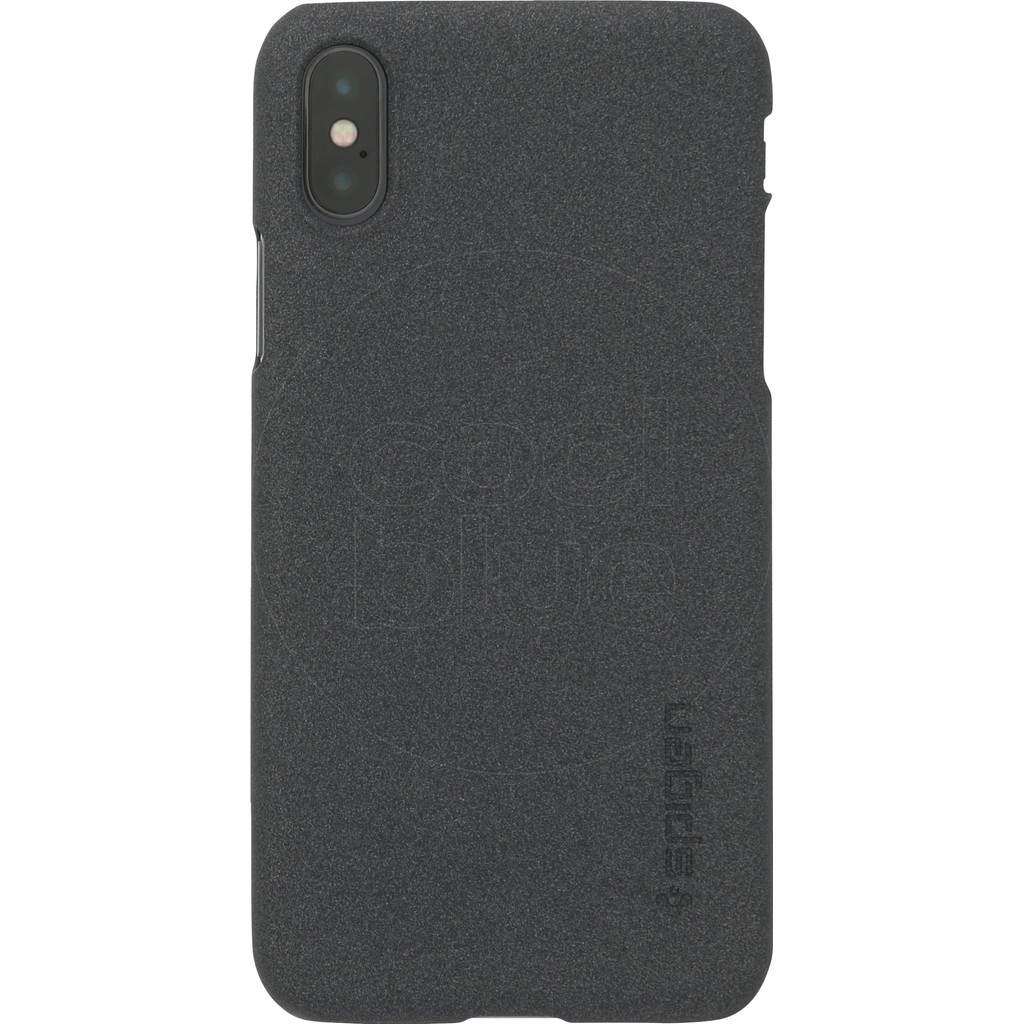Spigen Thin Fit Apple iPhone Xs/X Back Cover Grijs Spigen Thin Fit Apple iPhone Xs/X Back Cover Grijs