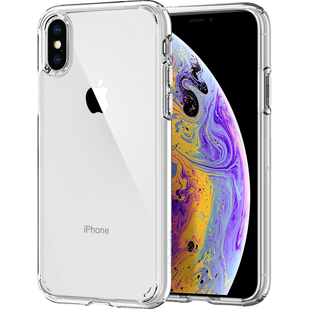 Spigen Ultra Hybrid Apple iPhone Xs/X Back Cover Transparant Spigen Ultra Hybrid Apple iPhone Xs/X Back Cover Transparant