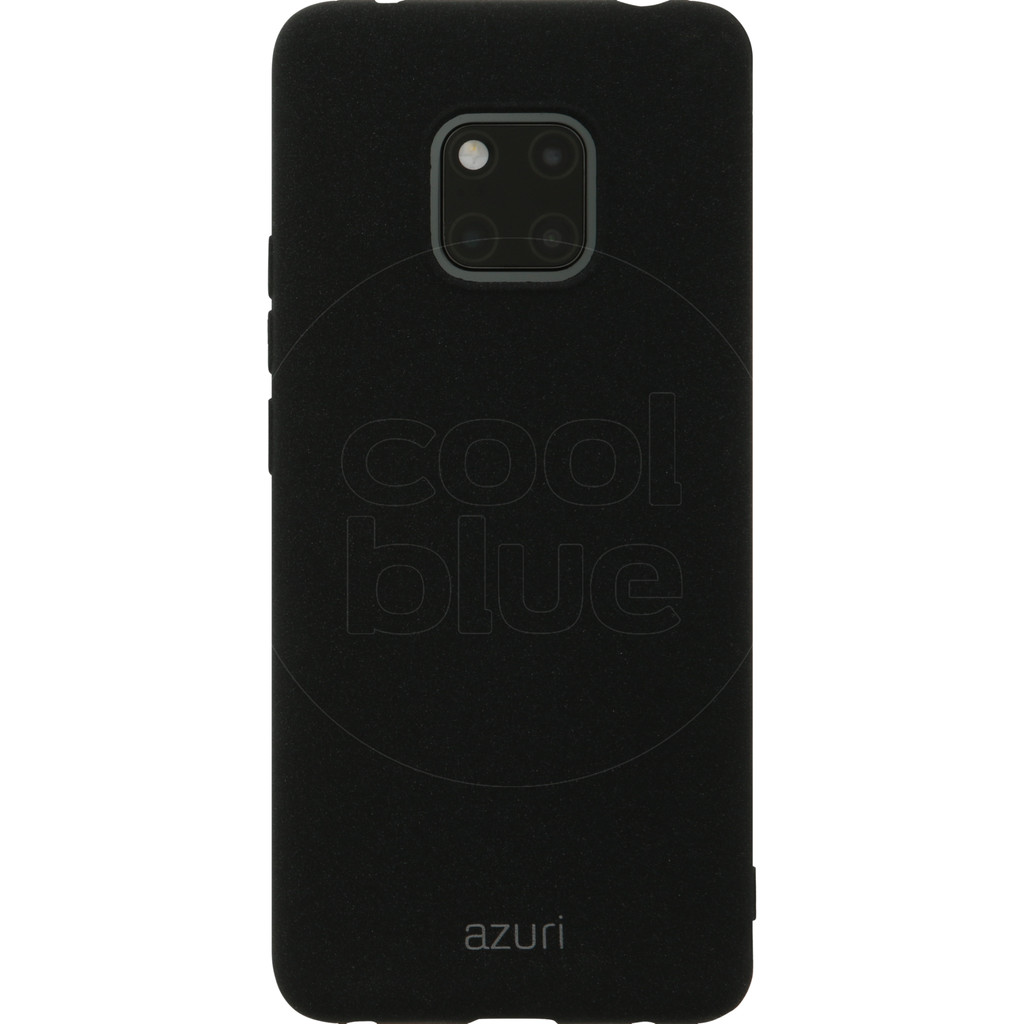 Azuri Flexible Sand Huawei Mate 20 Pro Back Cover Zwart Azuri Flexible Sand Huawei Mate 20 Pro Back Cover Zwart
