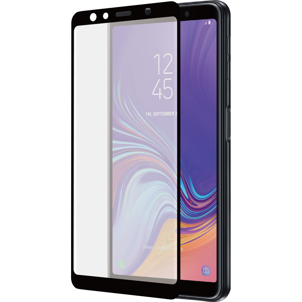 Azuri Curved Gehard Glas Samsung Galaxy A7 (2018) Screenprotector Glas Zwart Azuri Curved Gehard Glas Samsung Galaxy A7 (2018) Screenprotector Glas Zwart
