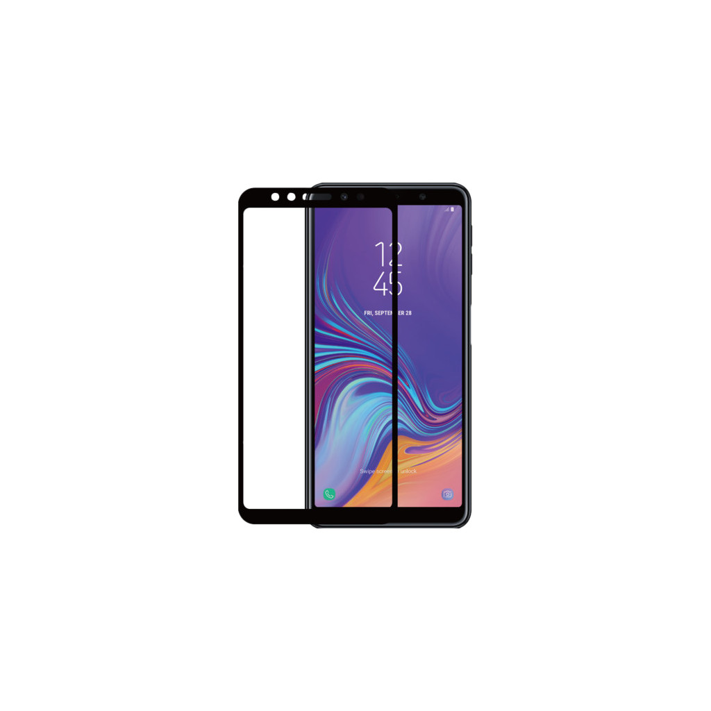 Azuri Gehard Glas Samsung Galaxy A7 (2018) Screenprotector Glas Zwart Azuri Gehard Glas Samsung Galaxy A7 (2018) Screenprotector Glas Zwart