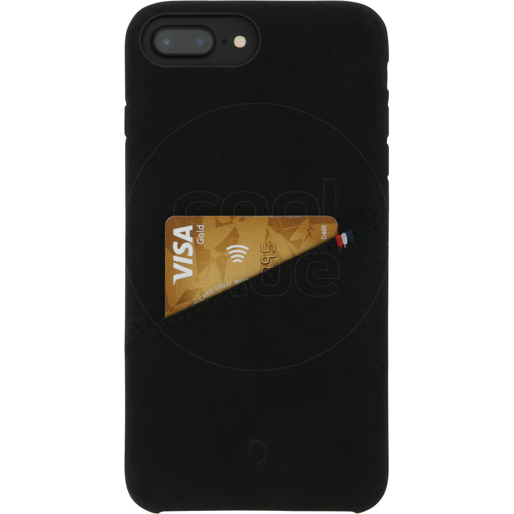 Decoded Leather iPhone 8 Plus / 7 Plus / 6s Plus / 6 Plus Back Cover Zwart Decoded Leather iPhone 8 Plus / 7 Plus / 6s Plus / 6 Plus Back Cover Zwart