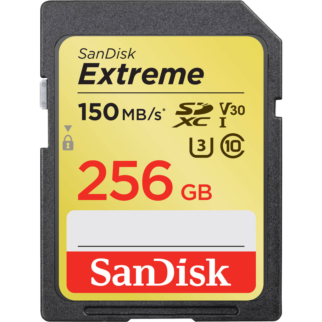 SanDisk SDXC Extreme 256 GB 150MB/s SanDisk SDXC Extreme 256 GB 150MB/s