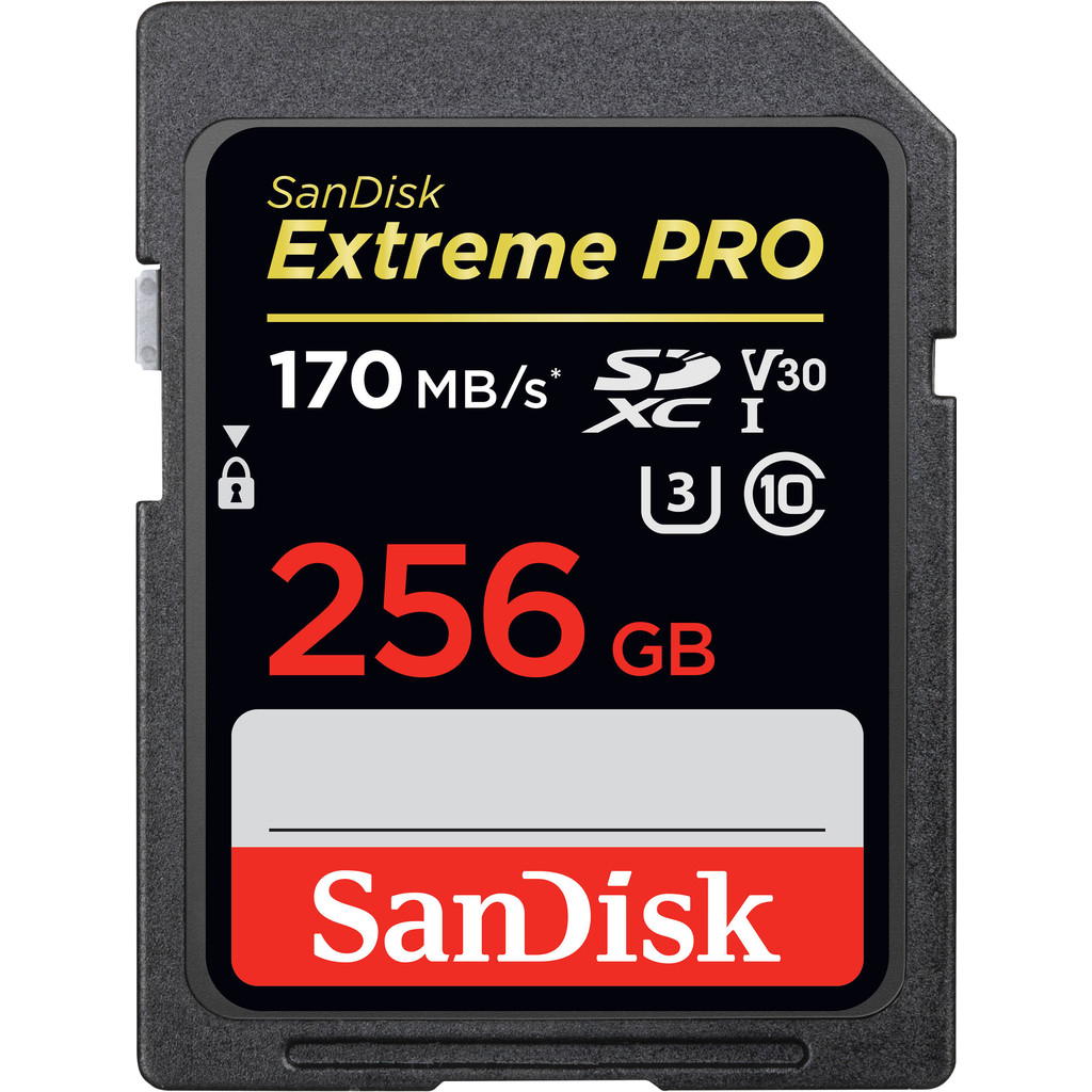 SanDisk SDXC Extreme Pro 256 GB 170MB/s SanDisk SDXC Extreme Pro 256 GB 170MB/s
