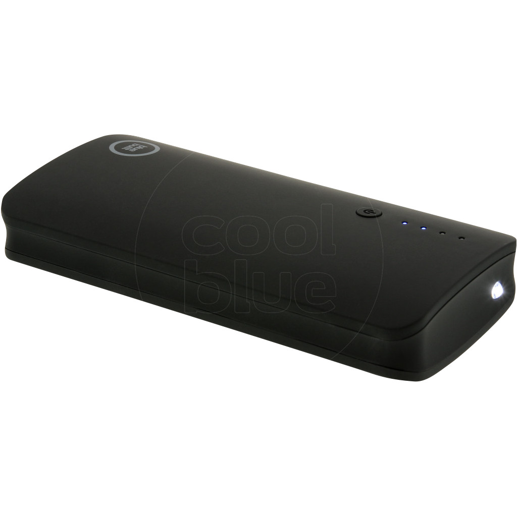 BlueBuilt Powerbank 10.000 mAh Quick Charge 3.0 Zwart BlueBuilt Powerbank 10.000 mAh Quick Charge 3.0 Zwart