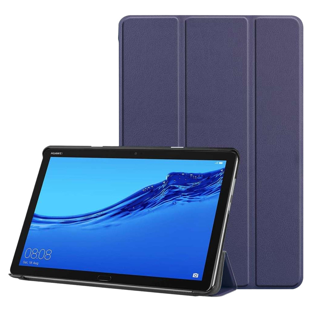 Just in Case Smart Tri-Fold Huawei Mediapad M5 Lite 10.1 Book Case Blauw Just in Case Smart Tri-Fold Huawei Mediapad M5 Lite 10.1 Book Case Blauw