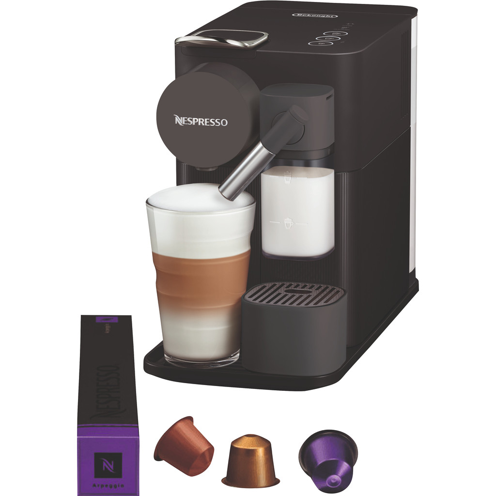 DeLonghi Nespresso Lattissima One Zwart DeLonghi Nespresso Lattissima One Zwart