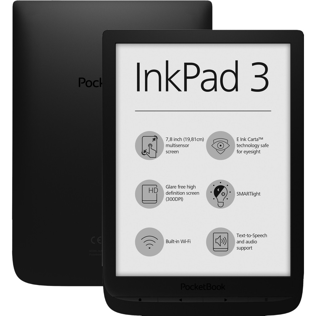 Pocketbook Inkpad 3 Zwart Pocketbook Inkpad 3 Zwart