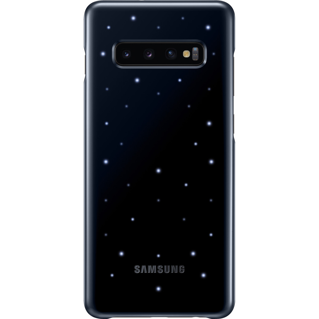Samsung Galaxy S10 Plus Led Cover Back Cover Zwart Samsung Galaxy S10 Plus Led Cover Back Cover Zwart