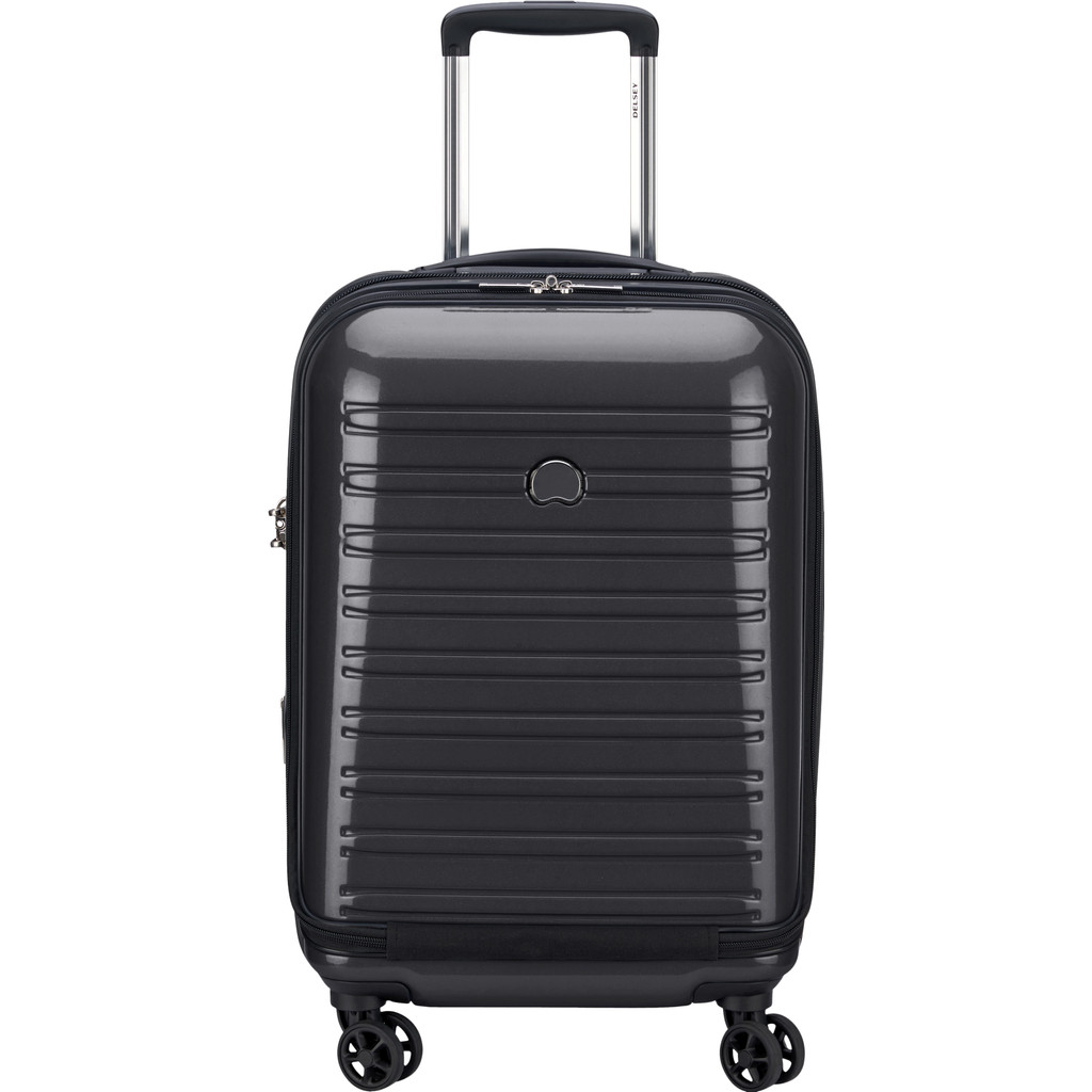 Delsey Segur 2.0 Business Front Pocket Spinner 55cm Black Delsey Segur 2.0 Business Front Pocket Spinner 55cm Black