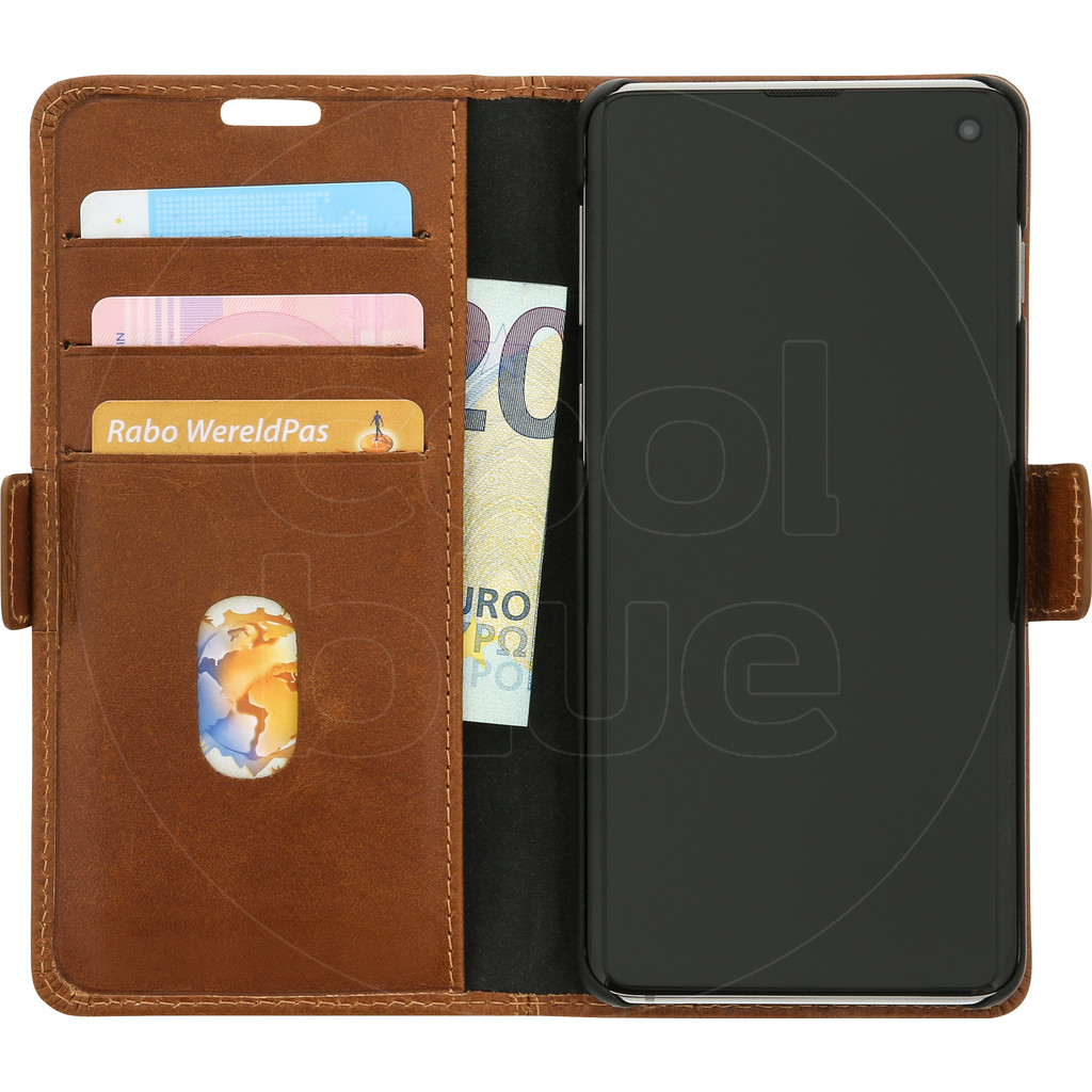 DBramante1928 Copenhagen Samsung Galaxy S10 Book Case Bruin DBramante1928 Copenhagen Samsung Galaxy S10 Book Case Bruin