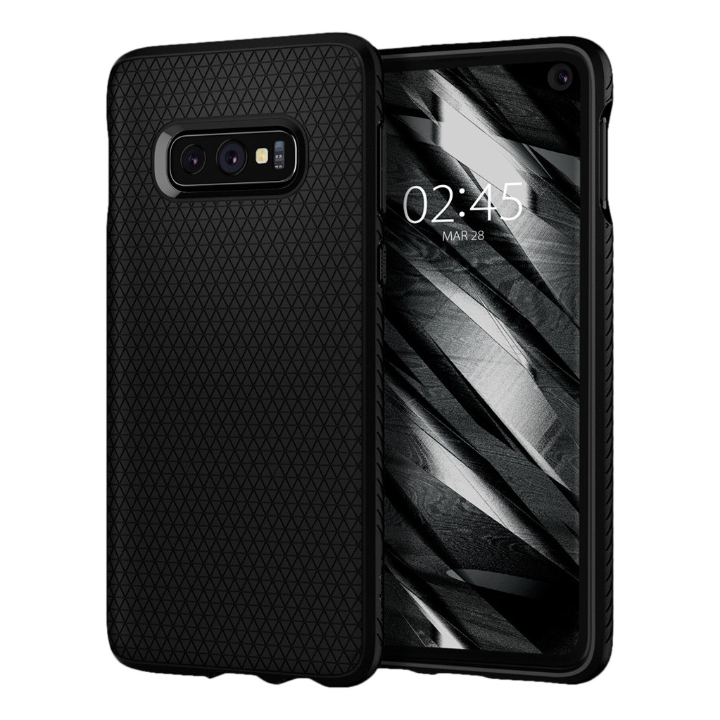 Spigen Liquid Air Samsung Galaxy S10e Back Cover Zwart Spigen Liquid Air Samsung Galaxy S10e Back Cover Zwart
