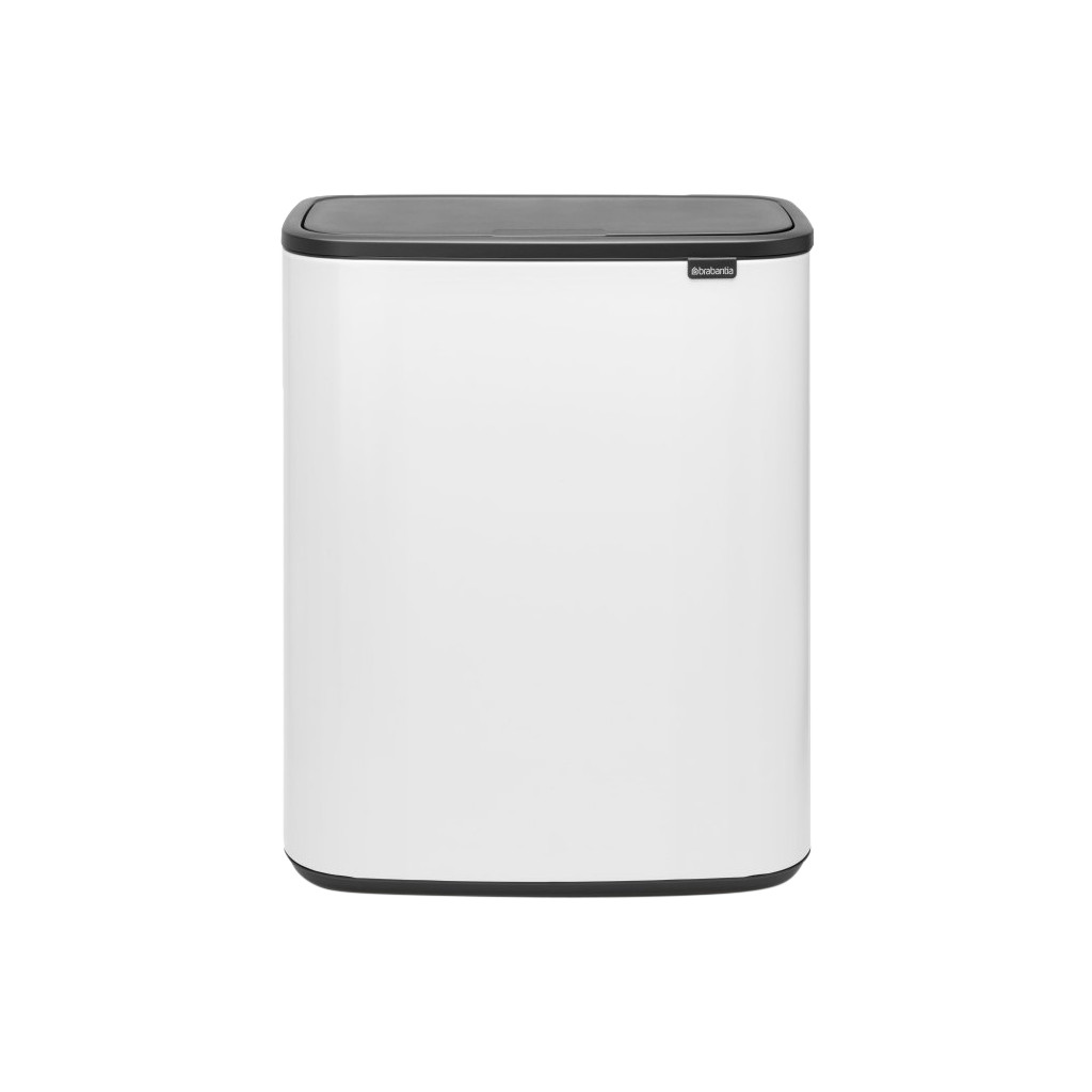 Brabantia Bo Touch Bin 2 x 30 Liter Wit Brabantia Bo Touch Bin 2 x 30 Liter Wit