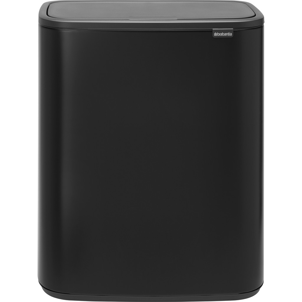 Brabantia Bo Touch Bin 2 x 30 Liter Mat Zwart Brabantia Bo Touch Bin 2 x 30 Liter Mat Zwart