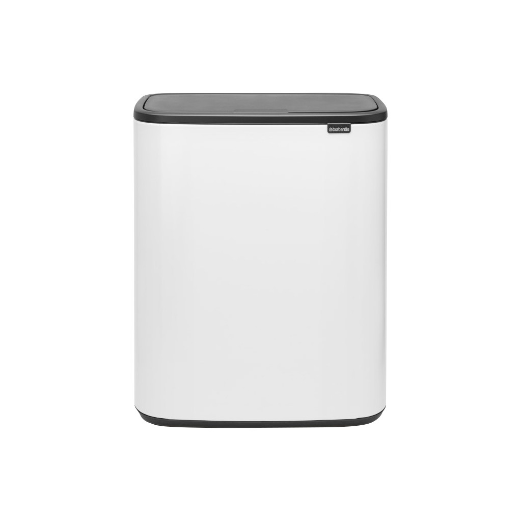 Brabantia Bo Touch Bin 60 Liter Wit Brabantia Bo Touch Bin 60 Liter Wit
