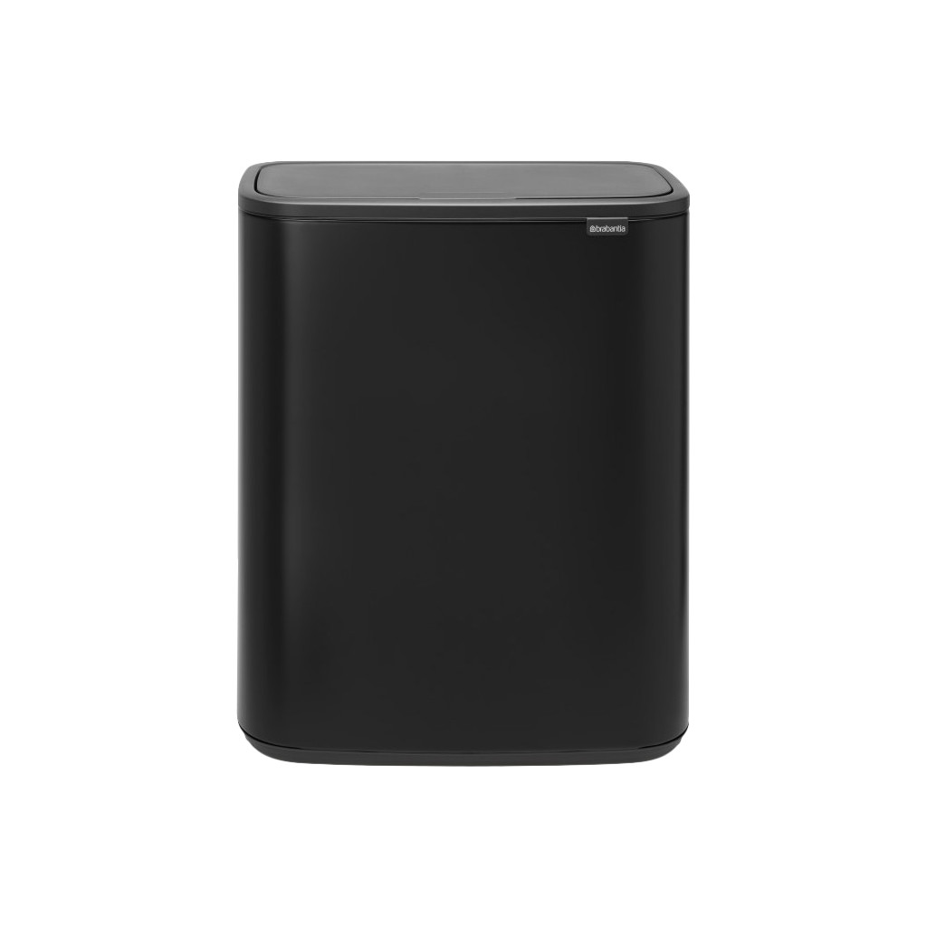 Brabantia Bo Touch Bin 60 Liter Mat Zwart Brabantia Bo Touch Bin 60 Liter Mat Zwart