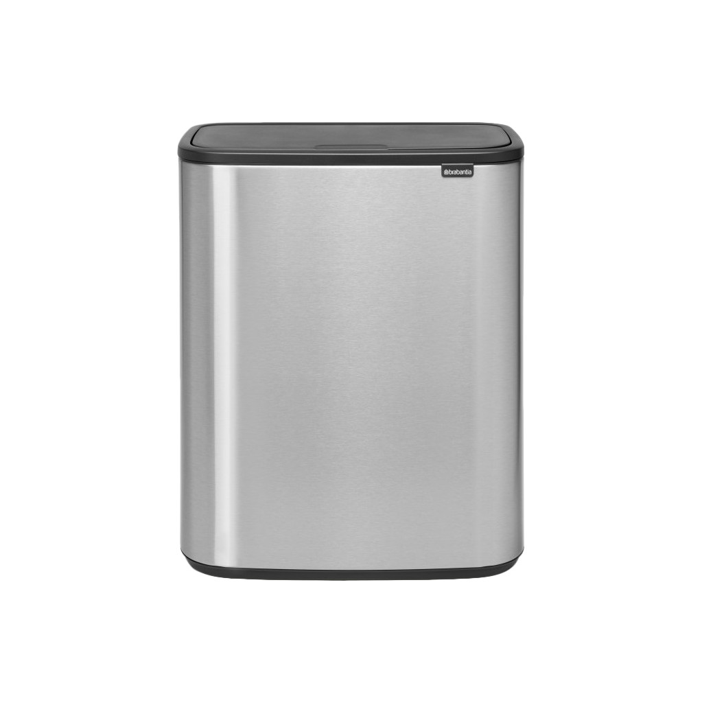 Brabantia Bo Touch Bin 60 Liter Staal Vingerafdruk Proof Brabantia Bo Touch Bin 60 Liter Staal Vingerafdruk Proof