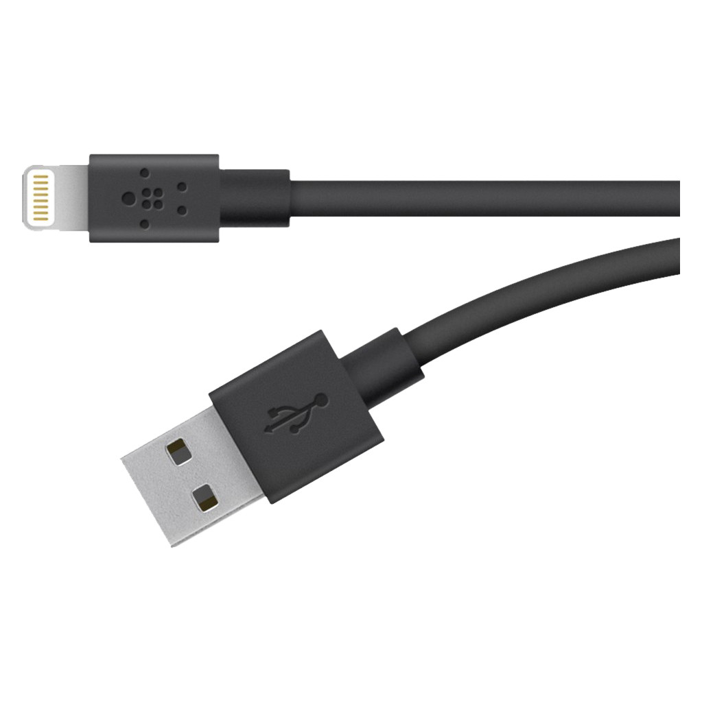 Belkin Lightning Kabel Zwart 2m Belkin Lightning Kabel Zwart 2m