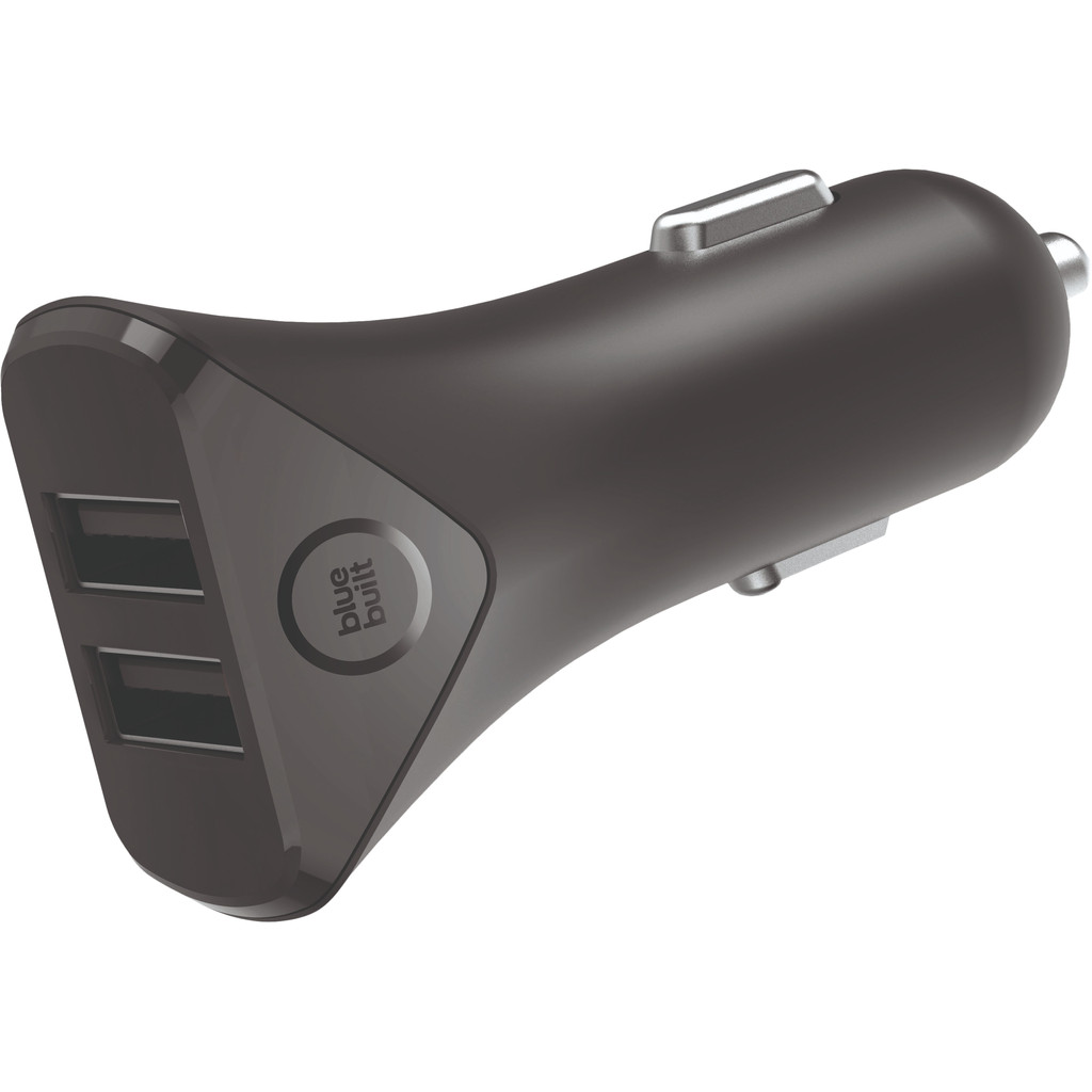 BlueBuilt 4,8A Autolader 2 USB Zwart BlueBuilt 4,8A Autolader 2 USB Zwart