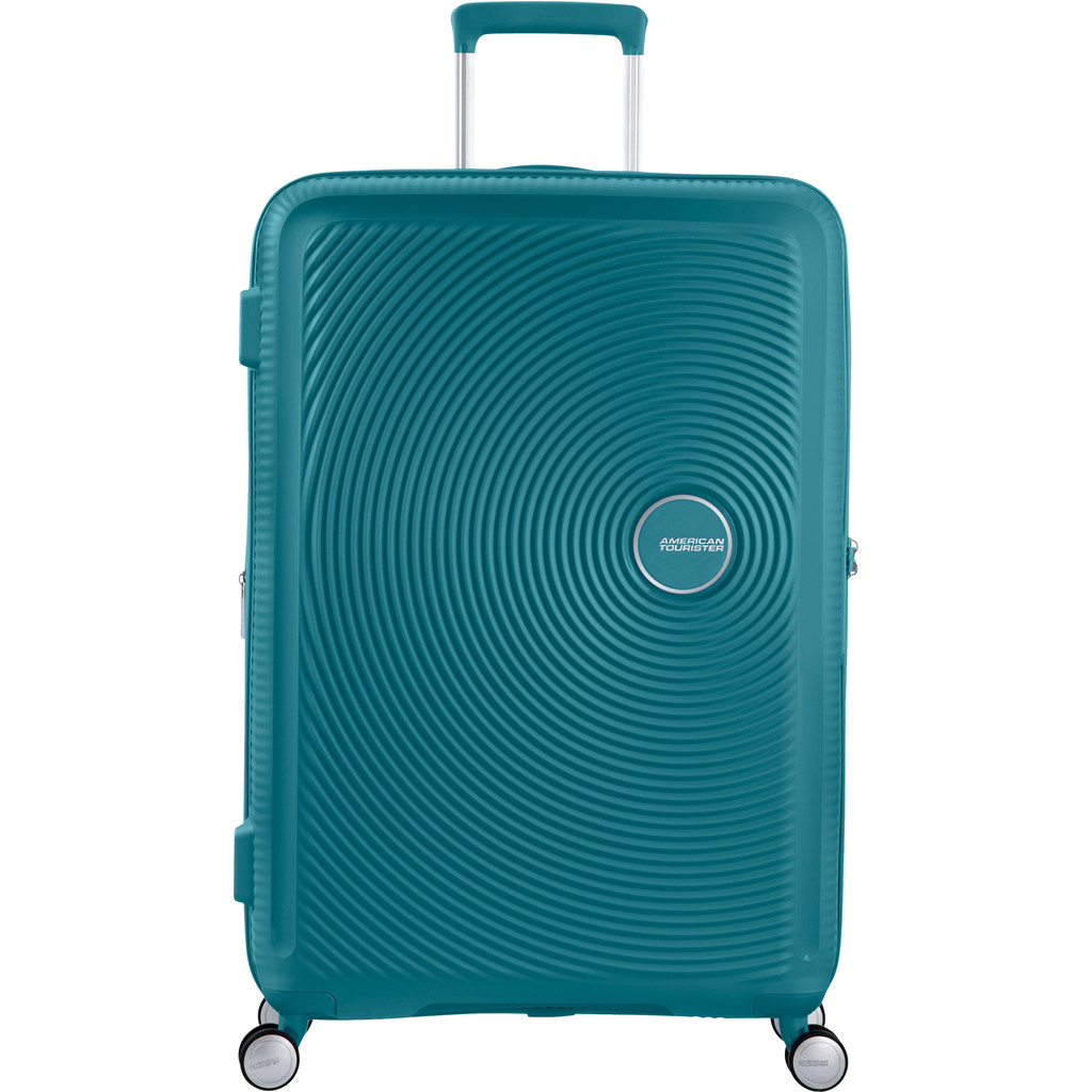 American Tourister Soundbox Expandable Spinner 77cm Jade Green American Tourister Soundbox Expandable Spinner 77cm Jade Green