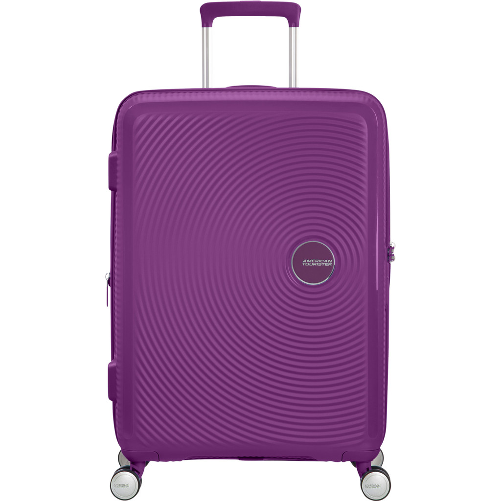 American Tourister Soundbox Expandable Spinner 67cm Purple Orchid American Tourister Soundbox Expandable Spinner 67cm Purple Orchid