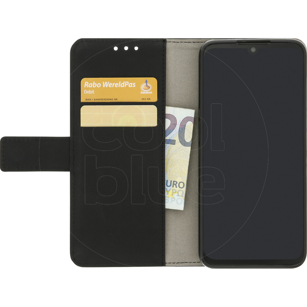 Just in Case Wallet Motorola One Zoom Book Case Zwart