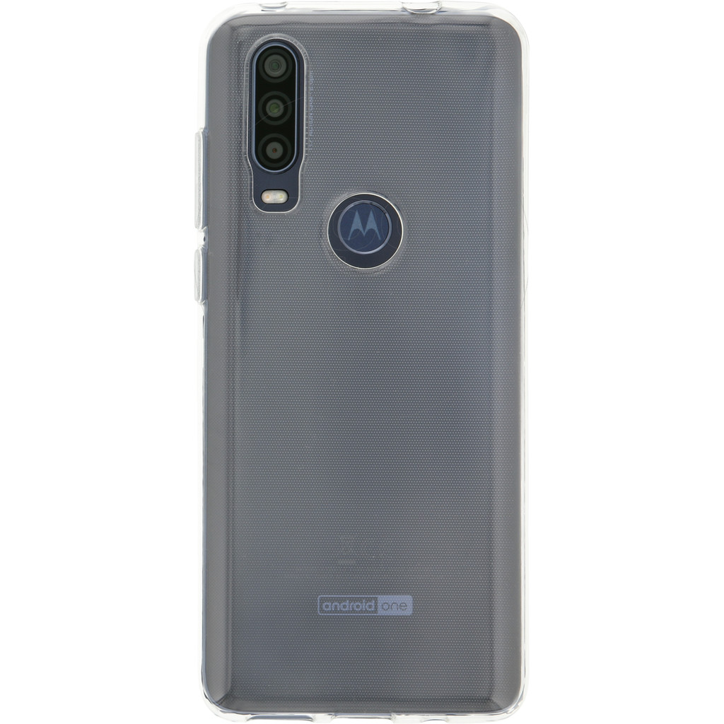 Just in Case Soft TPU Motorola One Action Back Cover Transparant