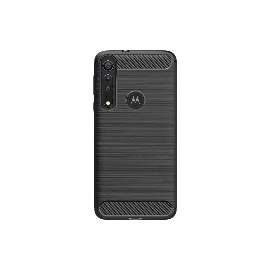 Just in Case Rugged TPU Motorola One Macro Back Cover Zwart