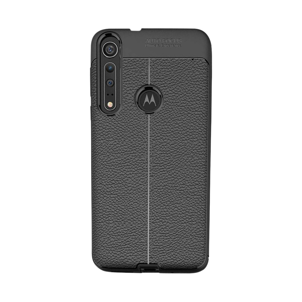 Just in Case Soft Design TPU Motorola One Macro Back Cover Zwart