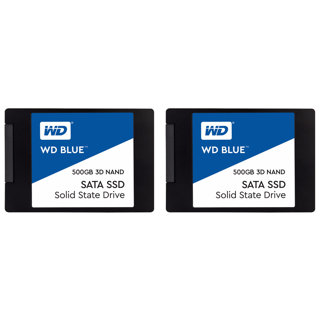 WD Blue 3D NAND 500GB 2,5 inch Duo Pack WD Blue 3D NAND 500GB 2,5 inch Duo Pack