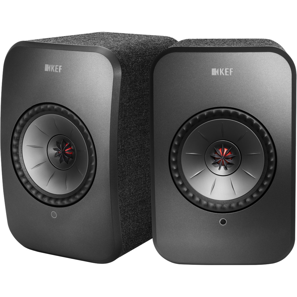 KEF LSX wireless stereo systeem Zwart KEF LSX wireless stereo systeem Zwart