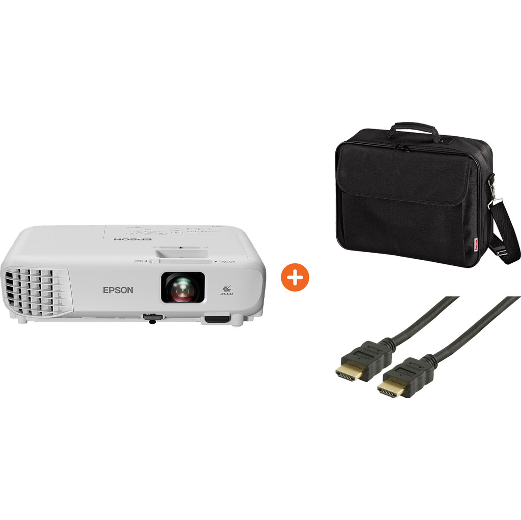 Epson EB-S05 + HDMI kabel 1,5 meter + Tas