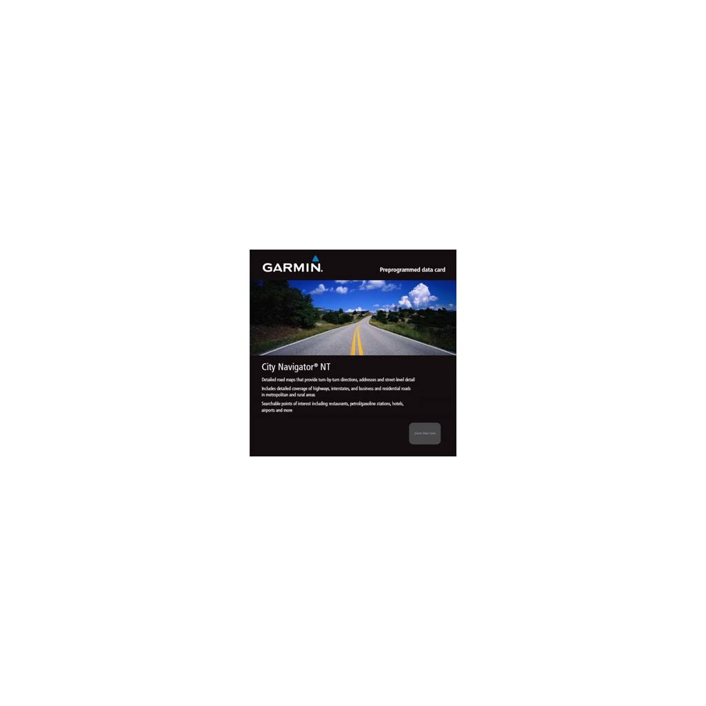 Garmin City Navigator NT Benelux + France (microSD/SD)