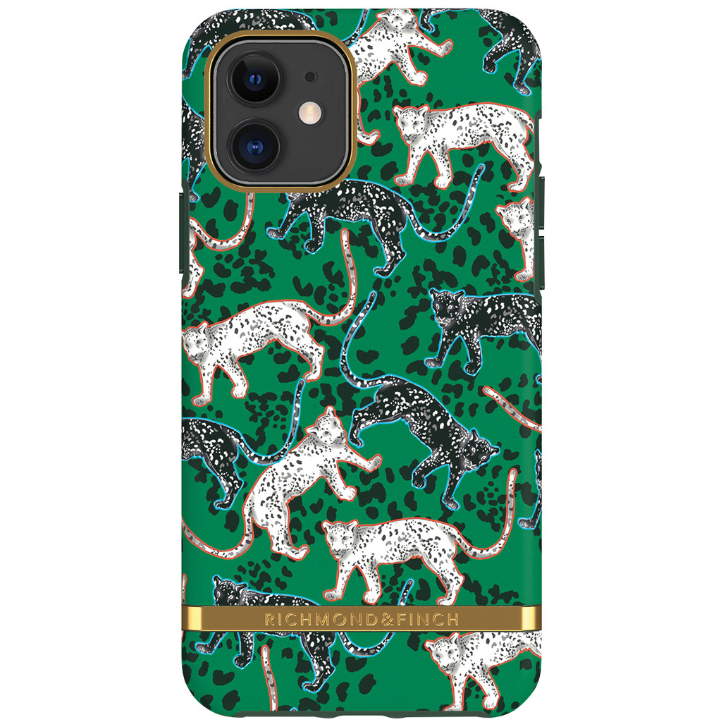 Richmond & Finch Green Leopard Apple iPhone 11 Back Cover