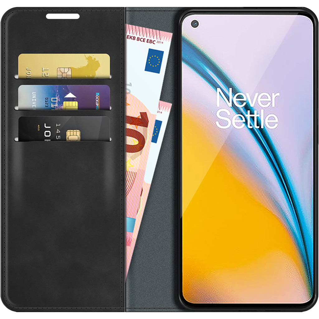 Just in Case Wallet Magnetic OnePlus Nord 2 Book Case Zwart