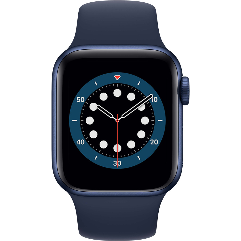 Apple Watch Series 6 40mm Blauw Aluminium Blauwe Sportband