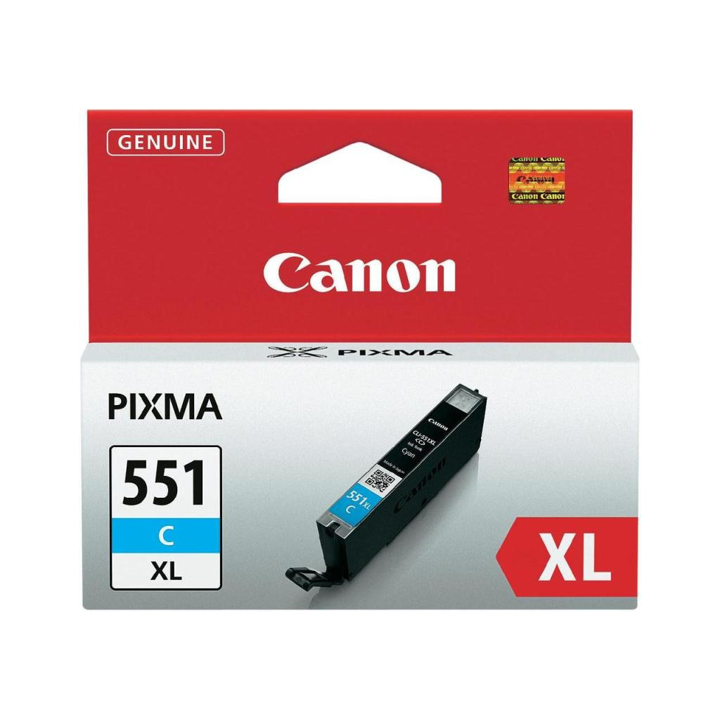 Canon CLI-551C XL Cartouche d'encre Cyan (6444B001)