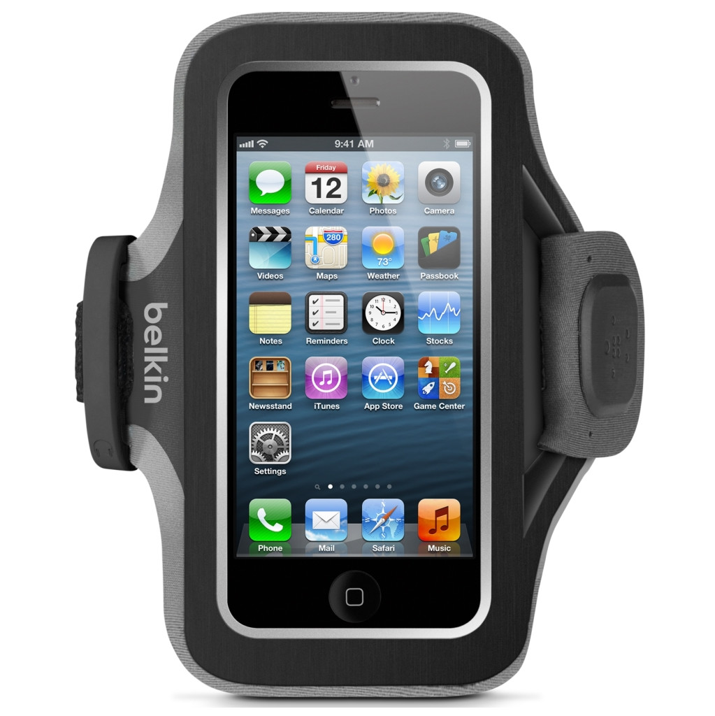 Belkin SlimFit Bracelet de sport Apple iPhone 5/5S/SE Noir