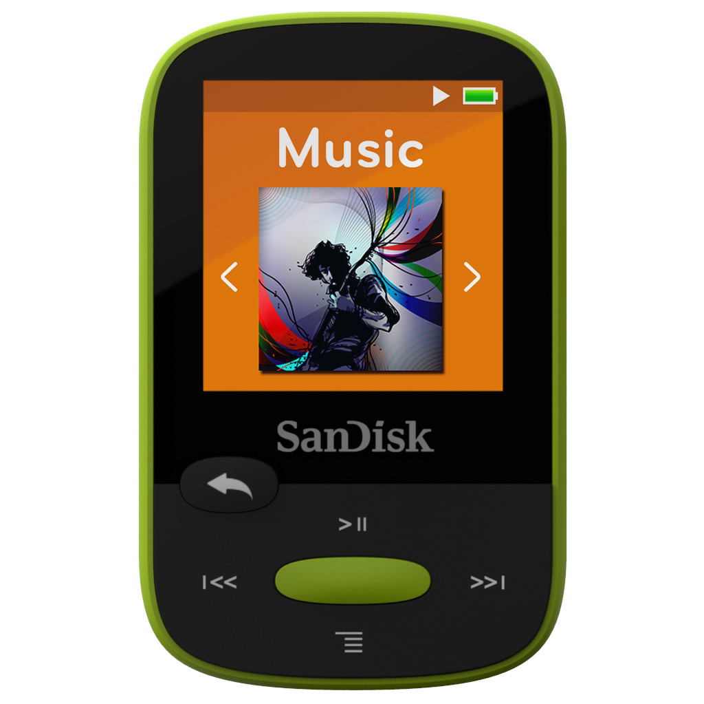 Sandisk Sansa Clip Sports 8GB citron vert