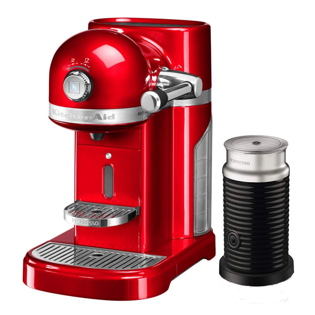 KitchenAid Nespresso et Aeroccino 5KES0504 Rouge Empire