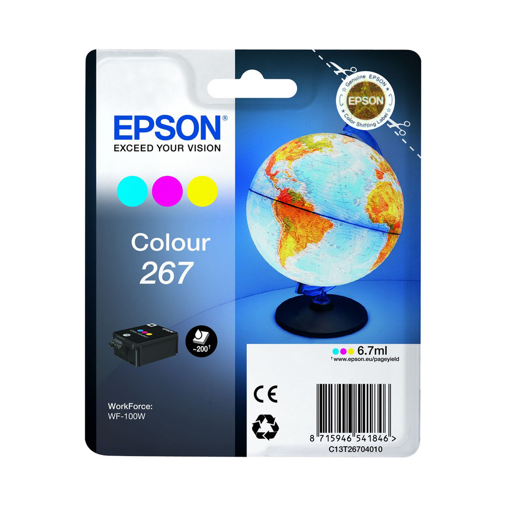 Epson 267 Pack 3-couleurs (C13T26704010)