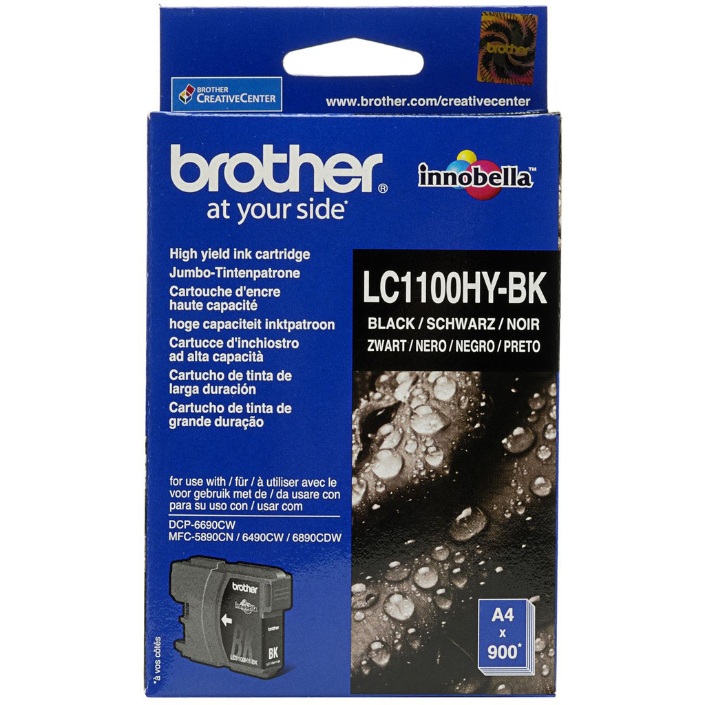 Brother LC-1100HYBK XL Black High Quality Ink (Noir)