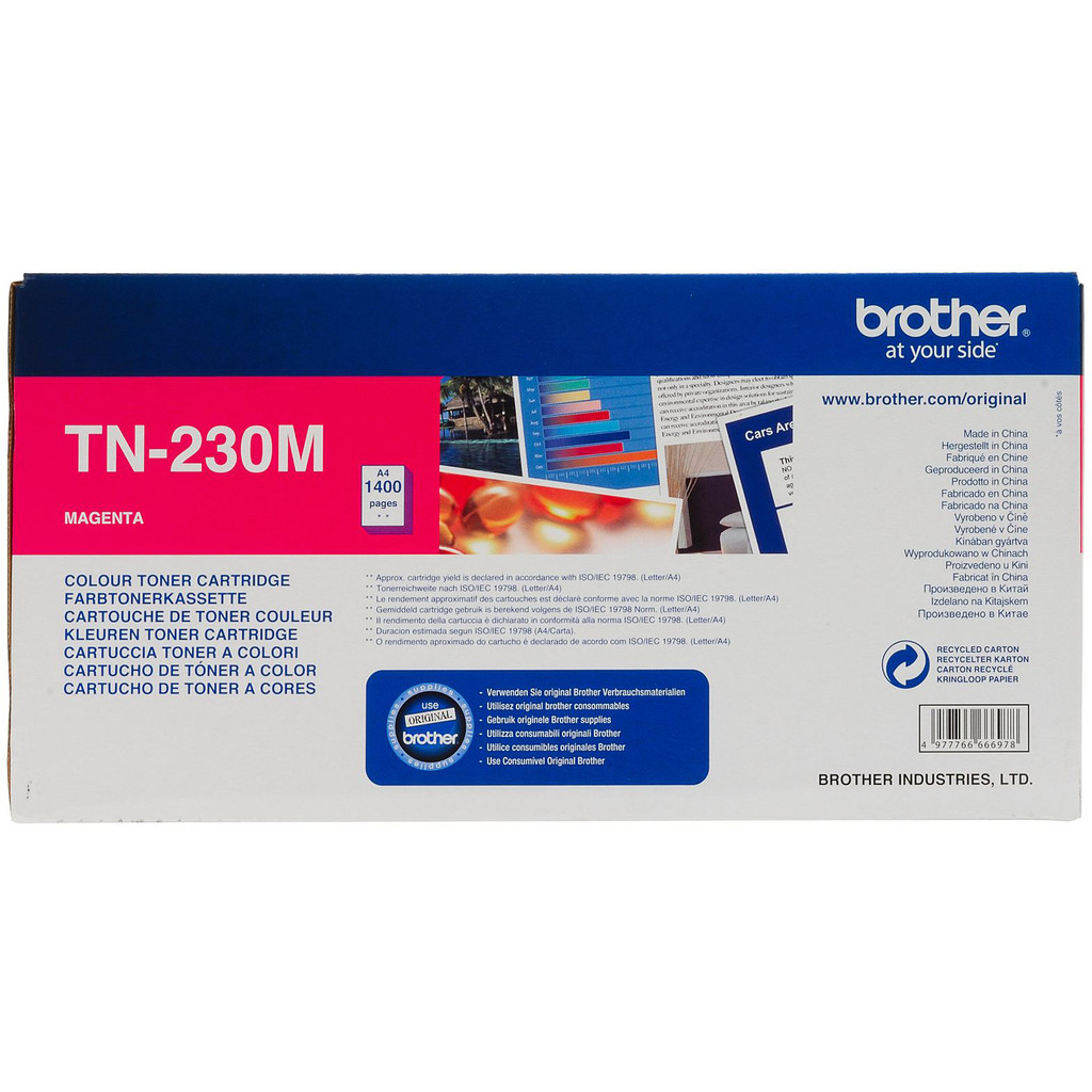 Brother TN-230M Toner Magenta (rouge)