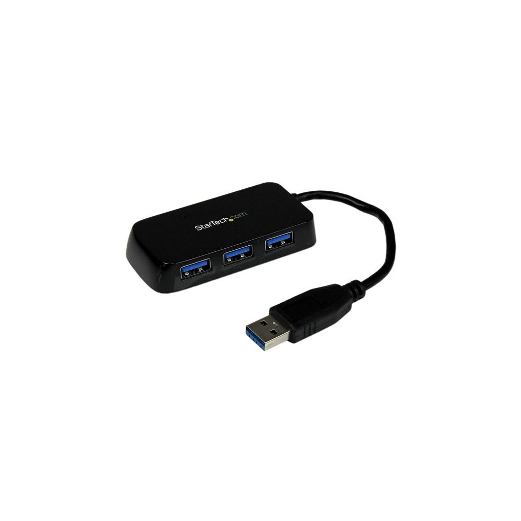 StarTech Hub USB 3.0 portable 4 ports SuperSpeed U noir