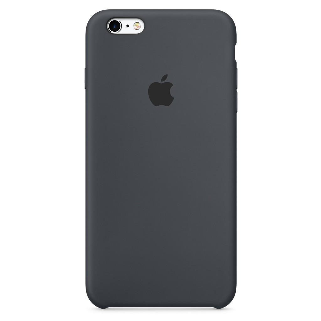 Apple iPhone 6/6s Coque Silicone Gris anthracite