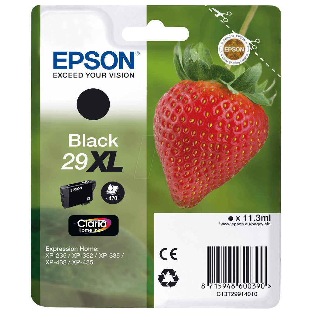 Epson 29 Cartouche Noir XL (C13T29914010)