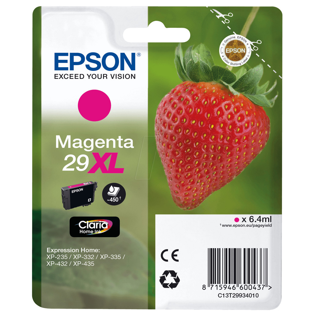 Epson 29 Cartouche Magenta XL (C13T29934010)