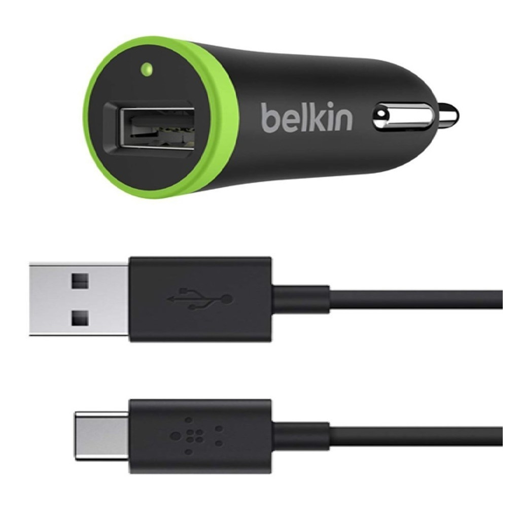 Belkin Chargeur de voiture 2,1 A USB-C 2.0 Noir