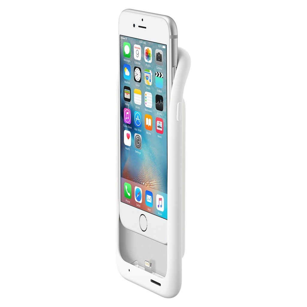 Apple iPhone 6/6s Smart Battery Case Blanc